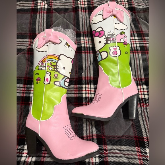 Dolls Kill Shoes - New without tags Hello  Kitty women’s boots size 8